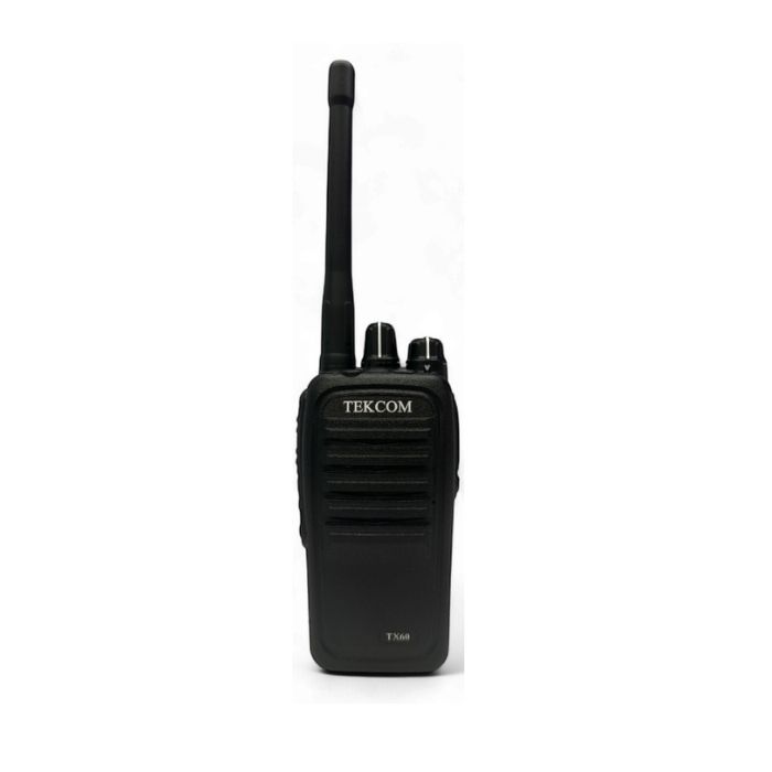 Tekcom TX60 4 Watt IP67 Şifrelenenilir Su Geçirmez Darbeye Dayanıklı  Lisansız Pmr 446Mhz Tekli El Telsizi 20Km.