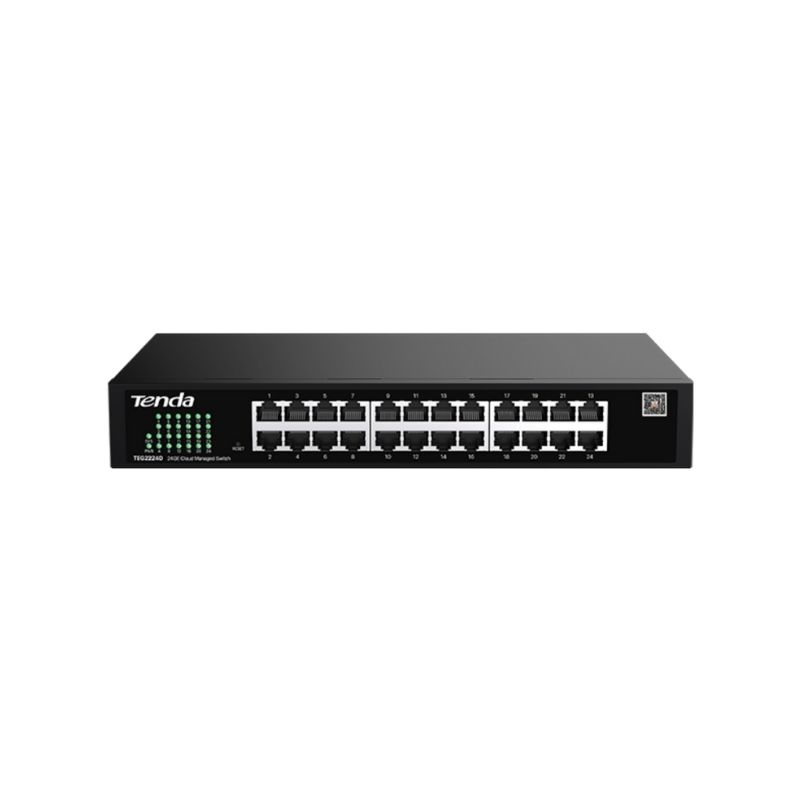 Tenda TEG2224D 24 Port 10/100/1000 Rackmount Bulut Yönetilebilir Switch