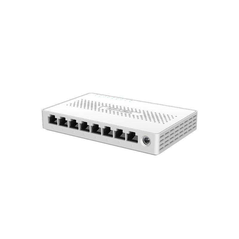 Tenda SM108 8 Port 2.5 Gbps Plastik Kasa Masaüstü Yönetilemez Switch