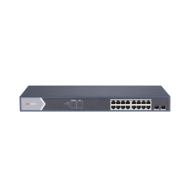 Hikvision DS-3E1518P-SI 16 Port 10/100/1000 Mbps Gigabit PoE Switch