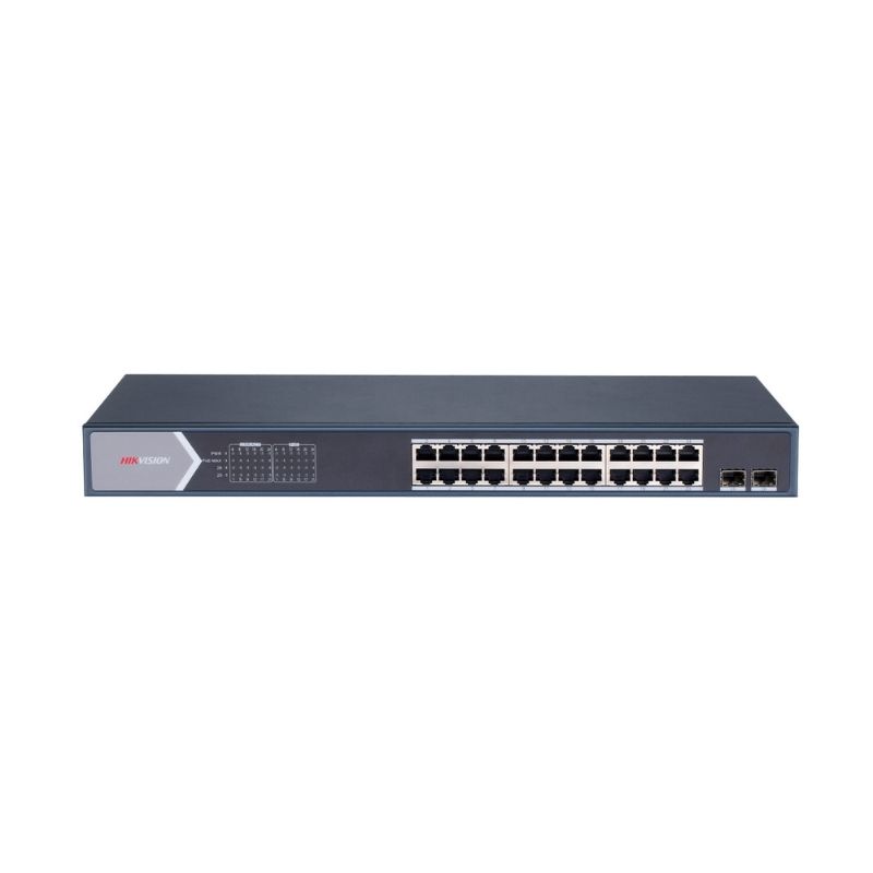 Hikvision DS-3E1526P-SI 24 Port 10/100/1000 2xSFP L2 Poe Switch 370w