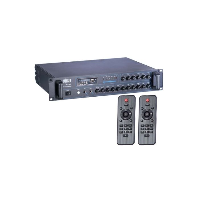 Wöller W-6300 300W 100V Usb/Sd Kart/ Bluetooth 6 Bölgeli Hat Trafolu Amplifikatör
