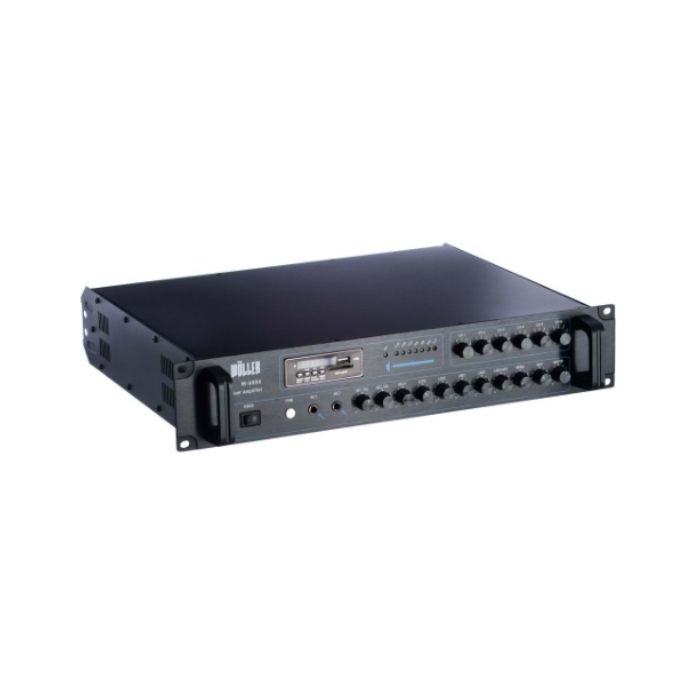 Wöller W-6500 500W 100V Usb/Sd Kart/ Bluetooth 6 Bölgeli Hat Trafolu Amplifikatör