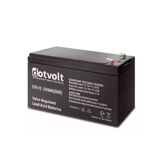 Dotvolt DT9-12 12V 9AH Bakımsız Kuru Tip Ups Aküsü