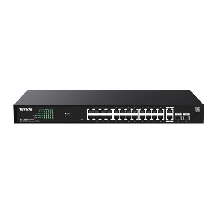 Tenda TEG2228P-24-410W 26GE+2SFP Gigabit Cloud Yönetilebilir PoE Switch
