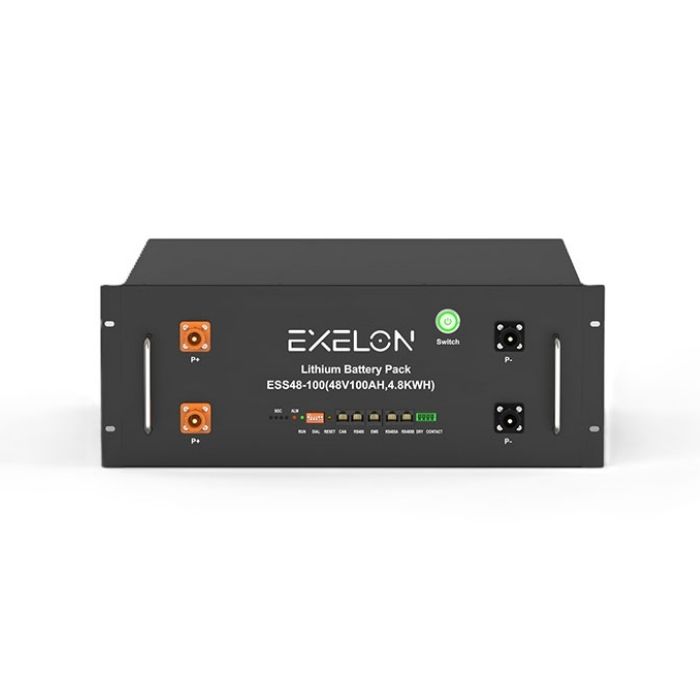 Exelon 48V 100Ah Rack Tipi Lifepo4 Lityum Akü  ESS-48-100