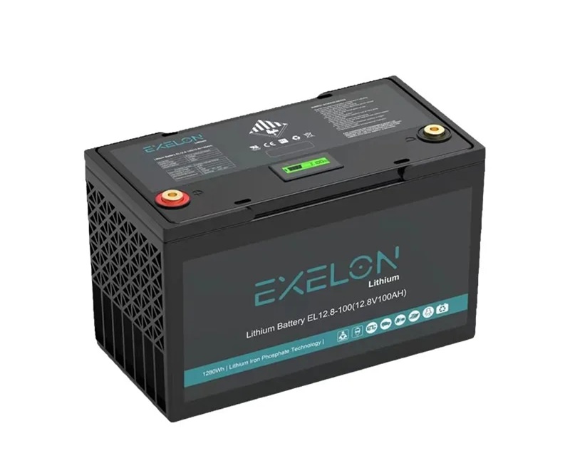 Exelon 12.8 Volt 100Ah Lifepo4 Lityum Akü  EL12.8-100