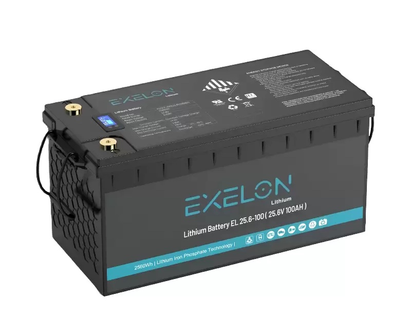 Exelon 25.6V 100 AH Lifepo4 Lityum Akü EL-25.6-100