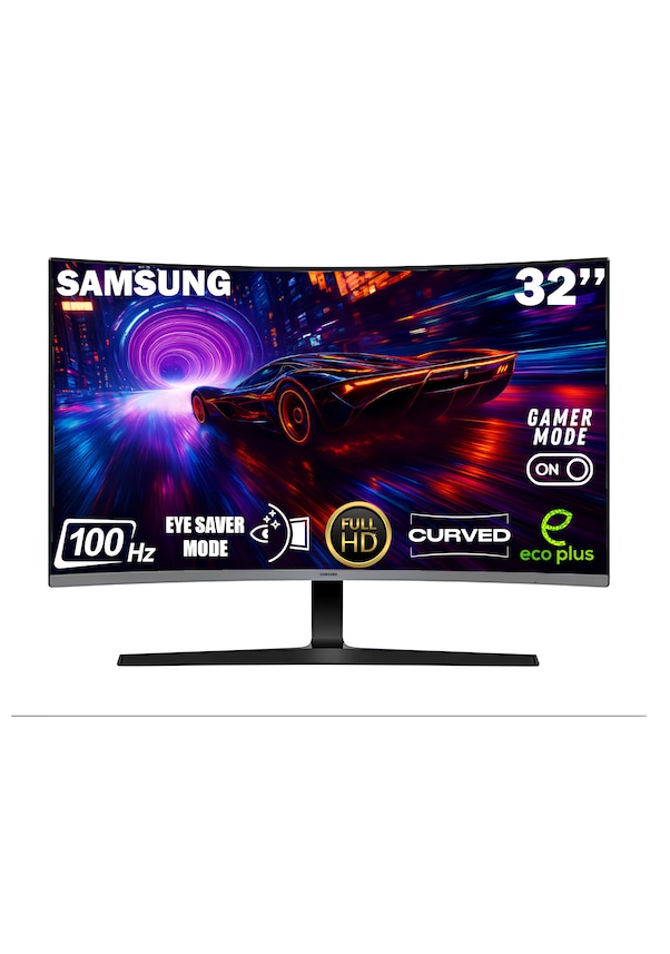 Samsung 32 Essential S3 S39GD Fhd Curved 4Ms 100Hz (HDMI+D-SUB) LS32D390GAUXUF