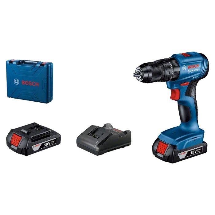 Bosch Professional GSB 185-LI 2x2.0Ah Çift Akülü Darbeli Matkap 06019K3100