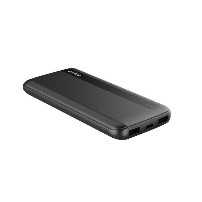 S-link IP-G11N 10000mAh Micro+Usb+ Type-C Giriş+Çıkış Siyah Taşınabilir Pil Şarj Cihazı Powerbank