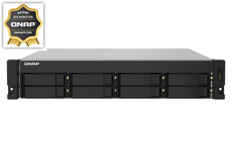 Qnap TS-832PXU-RP 4GB 8 HDD 2xGLAN 2x10G Sfp Rock Nas Depolama Unıtesı