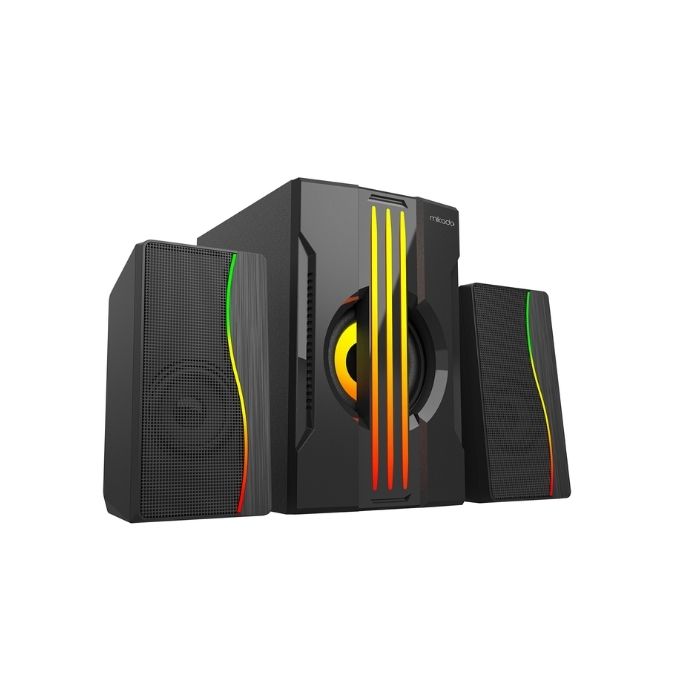 Mikado MD-254 2+1 25W Usb/SD/Fm Bluetooth Destekli RGB Ses Sistemi
