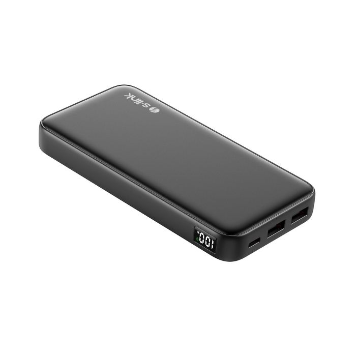 S-link P311L 10000mAh HSC22.5W+PD20W+QC3.0 Siyah Taşınabilir Pil Şarj Cihazı Powerbank