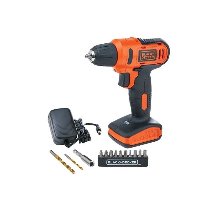 Black Decker LD12SP 12v 1.5Ah 16Nm Tork Akülü Vidalama Makinası 13 Parça Aksesuarlı
