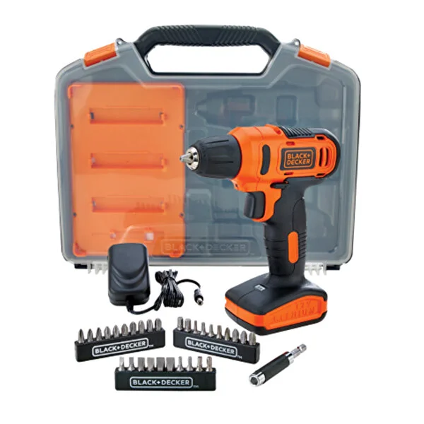 Black Decker LD12SKA 12v 1.5Ah 16Nm Tork Akülü Vidalama Makinası   30 Parça Aksesuarlı