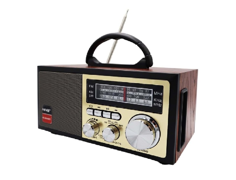 Nns NS-6606BT Taşınabilir Retro Şarjlı Radyo Bluetooth Mp3 Çalar AM/FM/SW/USB/TF/BT/AUX