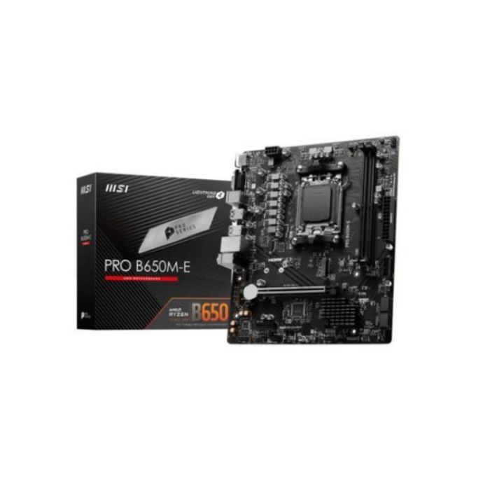 Msi Pro B650M-E AM5 DDR5 Ses Glan Hdmı/Vga Sata3 Usb3.2 Matx