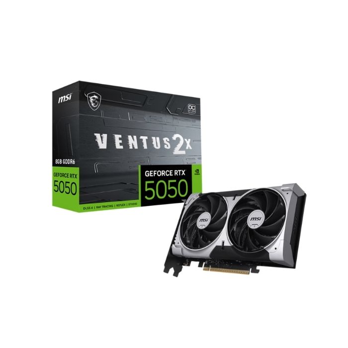 Msi Geforce RTX 5050 8G Ventus 2X OC 8GB GDDR6 128B DX12 PCIE 5.0 X16 3XDP 1XHDMI