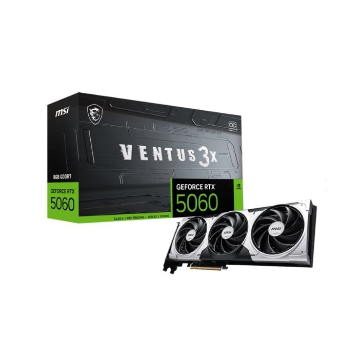 Msi Geforce RTX5060 8GB Ventus 3X OC GDDR7 128BIT 3xDP/HDMI