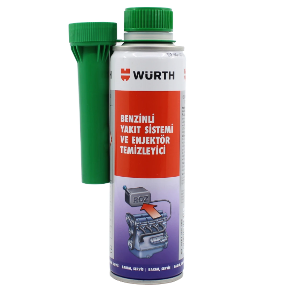 Würth Benzinli Yakıt Sistemi ve Enjektör Temizleyici 300ML  ART 5861101300028