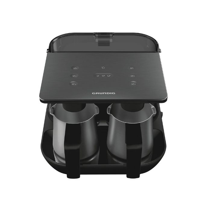Grundig TCM7061D 1100W İkili Çelik Türk Kahve Makinesi Siyah