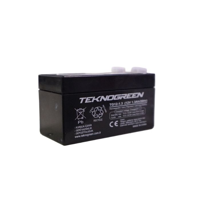 Teknogreen TG12-1.3 12V 1.3Ah Bakımsız Kuru Akü