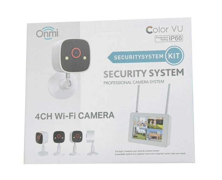 Apronx BSM400 Kablosuz 4 Kanal Entegre Ekranlı Ip Kamera Seti 3MP Sesli Color