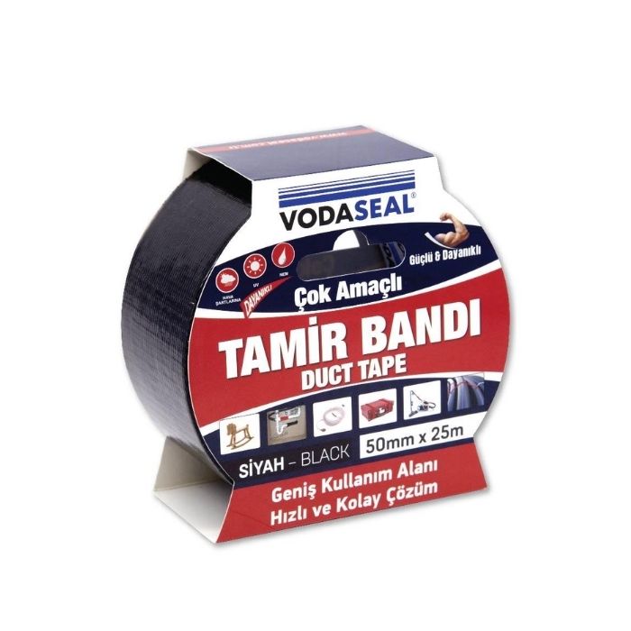 Vodaseal Polyester Tamir Bandı 50mm.x25mt.Siyah