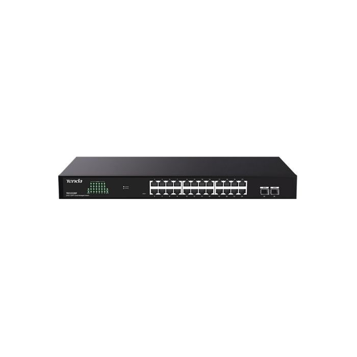 Tenda TEG2226F 24GE Port 10/100/1000, 2x SFP Bulut Yönetilebilir Switch