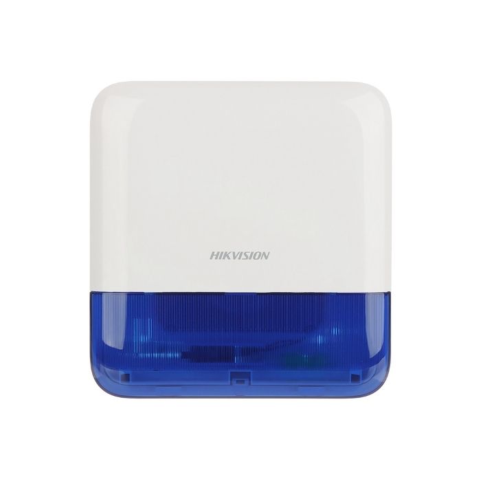 Hikvision DS-PS1-E-WE 868MHZ 110DB Dış Ortam IP65 Kablosuz Siren Mavi