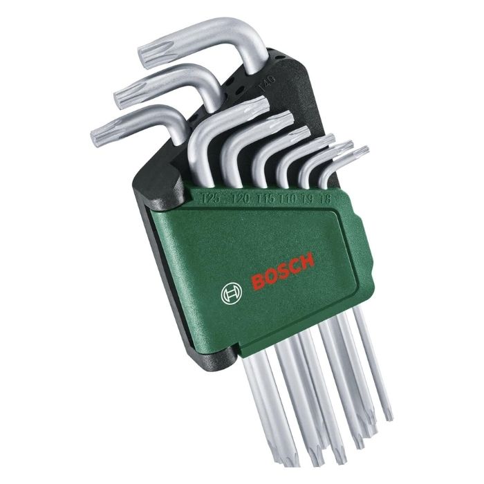 Bosch Torx Alyan Anahtar Takımı 9 Parça 1600A02Z9C