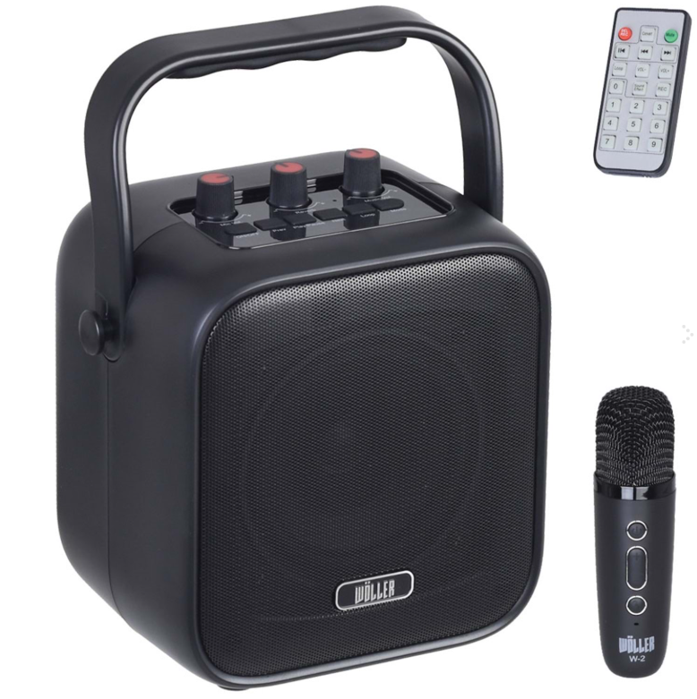 Wöller W-505E 70 Watt Bluetooth ve Usb Girişli Tek El Kablosuz Mic Kayıtlı Şarjlı Portatif Amfi Hoparlör