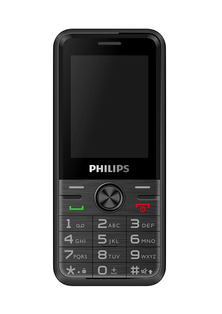 Philips Xenium E6500 Kameralı 4G Çift Sim Kart Tuşlu Cep Telefonu Siyah